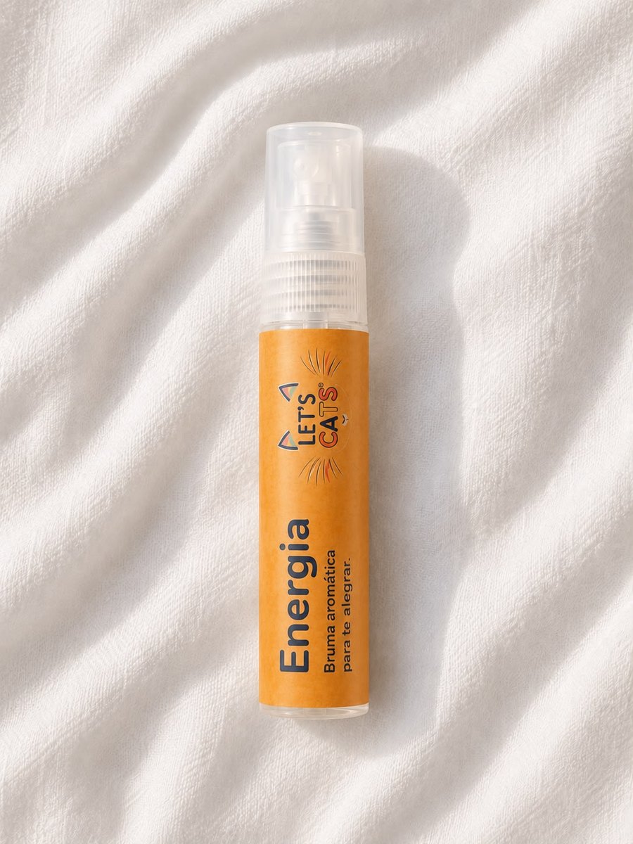 Bruma Let’s Cats Energia, bruma aromática para te alegrar